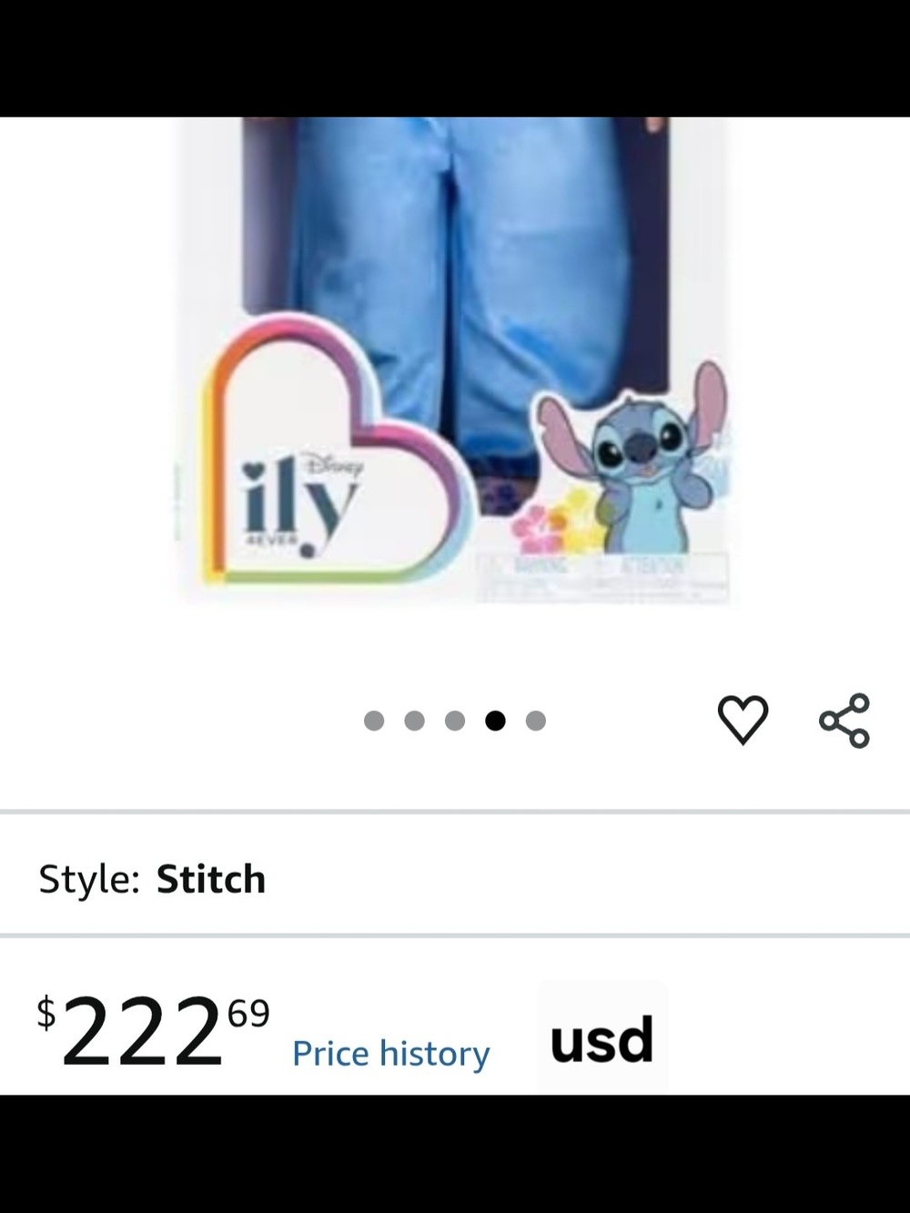❗️DISNEY ILY 4EVER Doll Style STITCH ❗️ - Picture 11 of 15